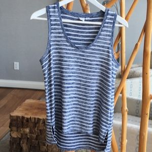 GAP Blue Striped Tank Top